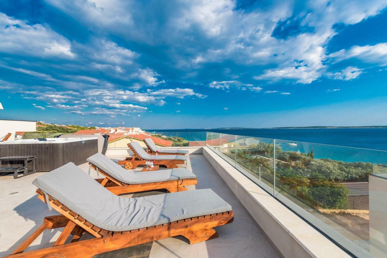 Apartamento Luxury Penthouse Mandre Exterior foto